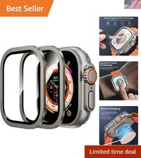Touch Sensitive 9H Glass Protector for Apple Watch Ultra 3/2/1 - 49mm Pack of 2
