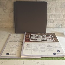 Creative Memories 12x12 Album Brown Scrapbook Lot Extra Pages  Page Protectors