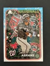 2024 Topps Holiday- Base, Silver Glitter, Blue Metallic Glitter, Insert, Relic