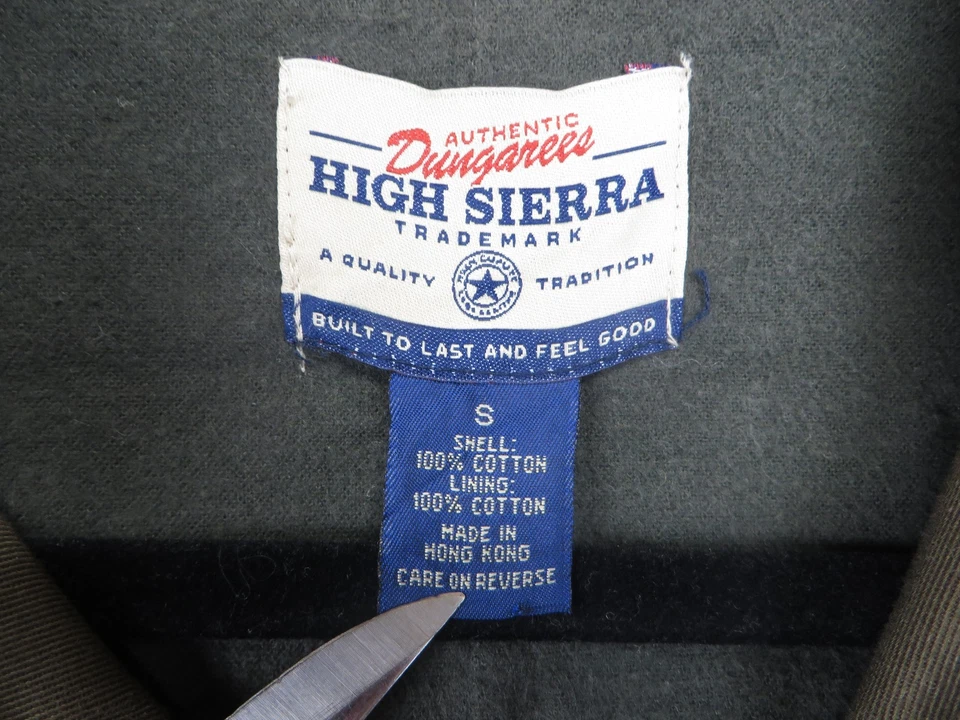 Chaqueta High Sierra Para Hombres Pequeña Pana Cuello Polar Tareas Granero Abrigo Ropa de Trabajo Foto 4 de 4