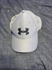 Under Armour Blitzing Baseball Cap Mens Size L/XL FlexFit Classic Fit Gray Hat