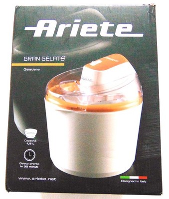 Ariete Eismaschine »Gran Gelato« mit Spatel Eiscreme  - Modell 643 in rot