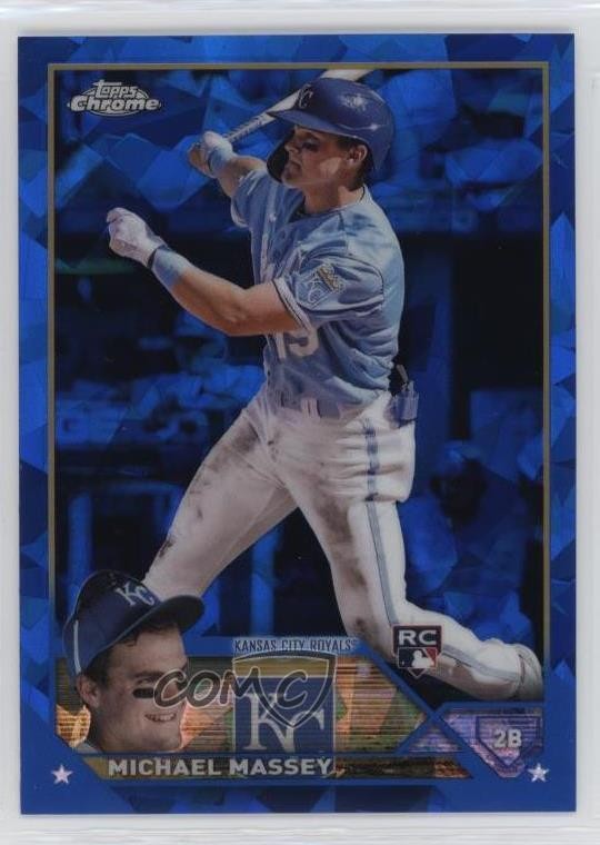 2023 Topps Chrome Sapphire Edition Michael Massey #167 Rookie RC 16v5