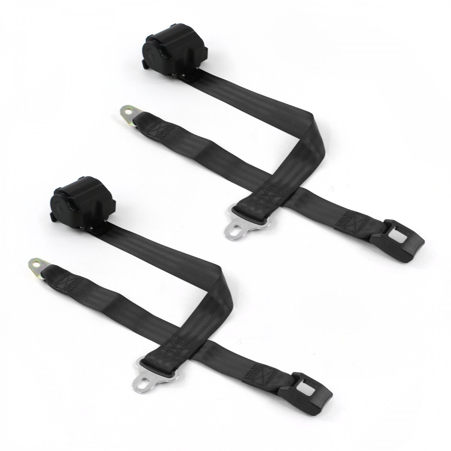 Ford GT40 1964 - 1969 Standard 2pt BK Retract Bucket Seat Belt Kit-2 Belts 