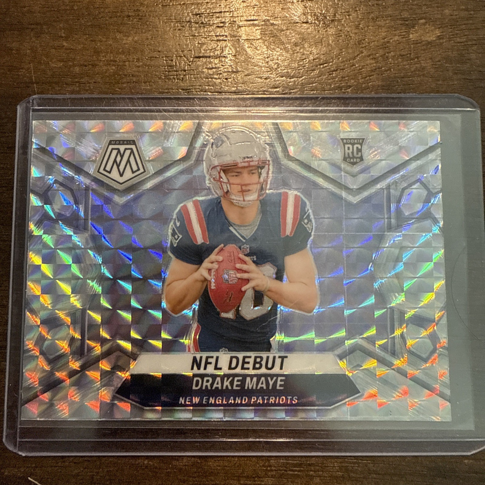2024 Panini Mosaic - NFL Debut Drake Maye #273 Silver Mosaic Prizm (RC) 🔥