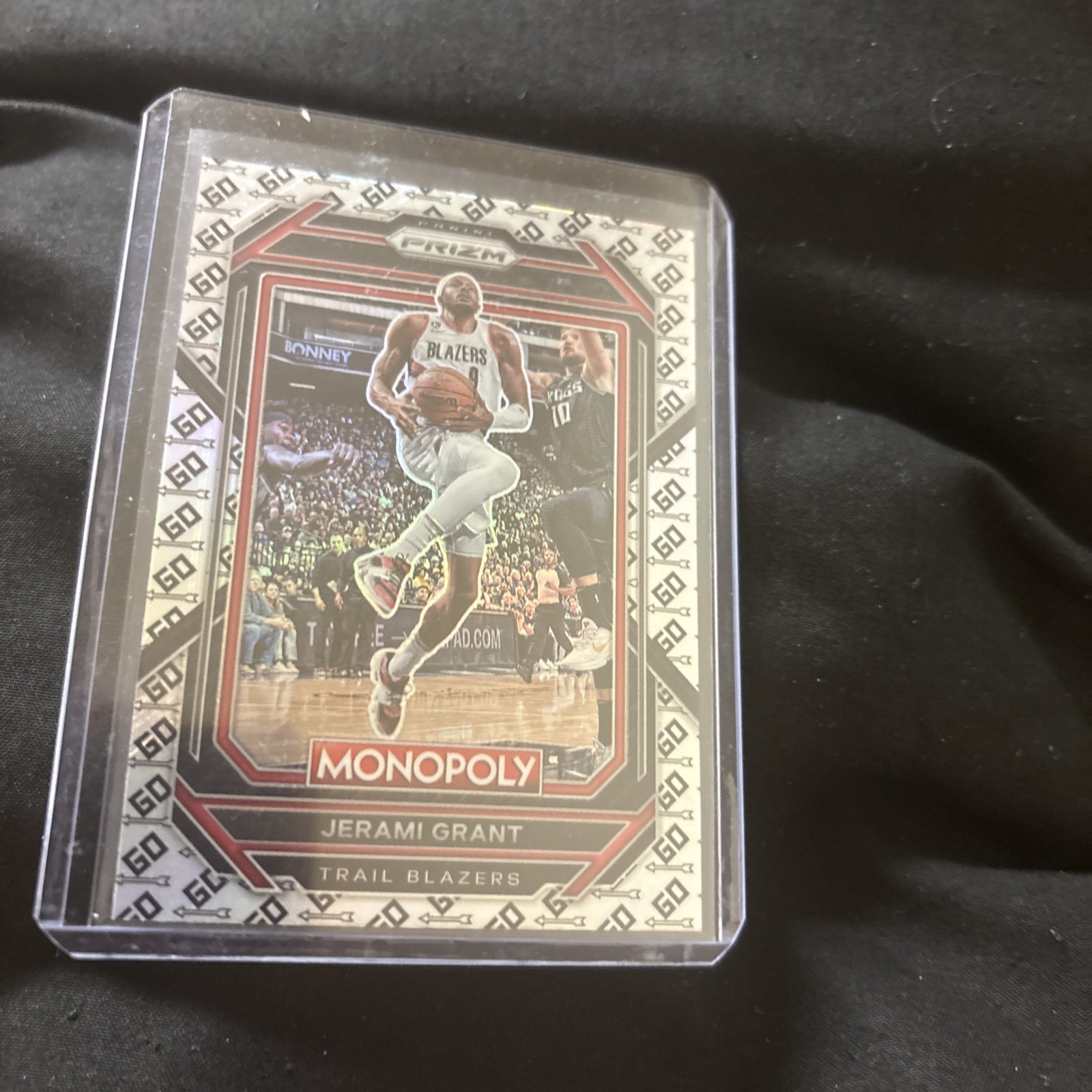 2022-23 PANINI PRIZM MONOPOLY GO SPACE PRIZM JERAMI GRANT # 75 ssp case hit 