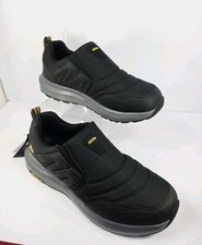 FitVille Men's Slip on Outdoor Shoes Walking Hiking Sneakers Extra Wide 12.5