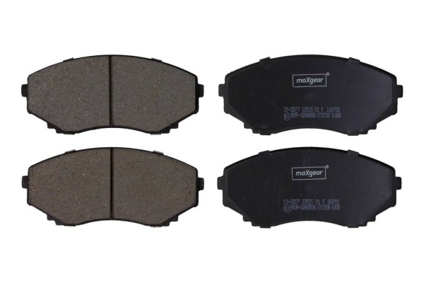 19-2877 Maxgear Brake Pad Set, Disc Brake for Ford Asia & Oceania, Mazda
