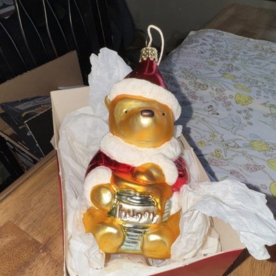 Classic Pooh Disney Winnie the Pooh Glass Ornament 1997