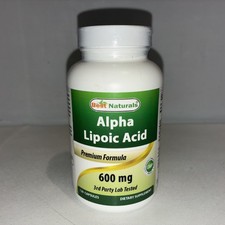 Alpha Lipoic Acid, 600 mg, 120 Capsules/ Exp 09/2028