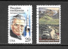 Stati Uniti, francobolli del 1992 - timbrati.