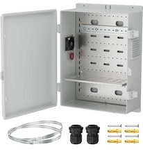 Joinfworld Vented Outdoor Enclosure Box 18.1x12.6x6.4"" Outdoor WiFi Enclosur...