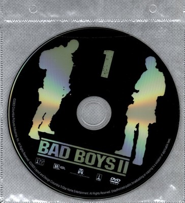 Bad Boys II 2 (2003) DVD *DISC ONLY* = REGION 1 - Will Smith