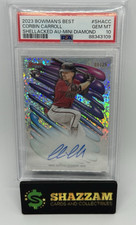 2023 Bowman’s Best CORBIN CARROLL /25 Mini Diamond Auto PSA 10 Rookie RC AU Gem