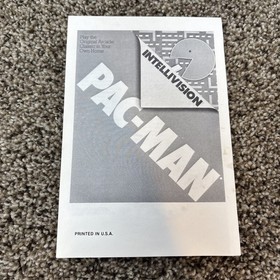 Pac-Man | Intellivision With Box And Manual CIB TESTED WORKS!