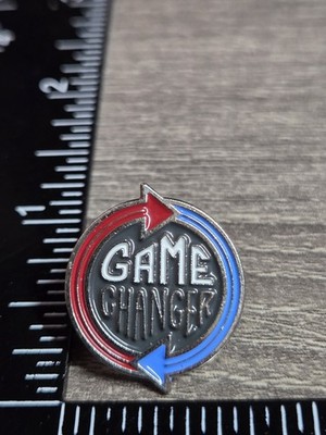  Game Changer Blue Red Enamel Pin Aai