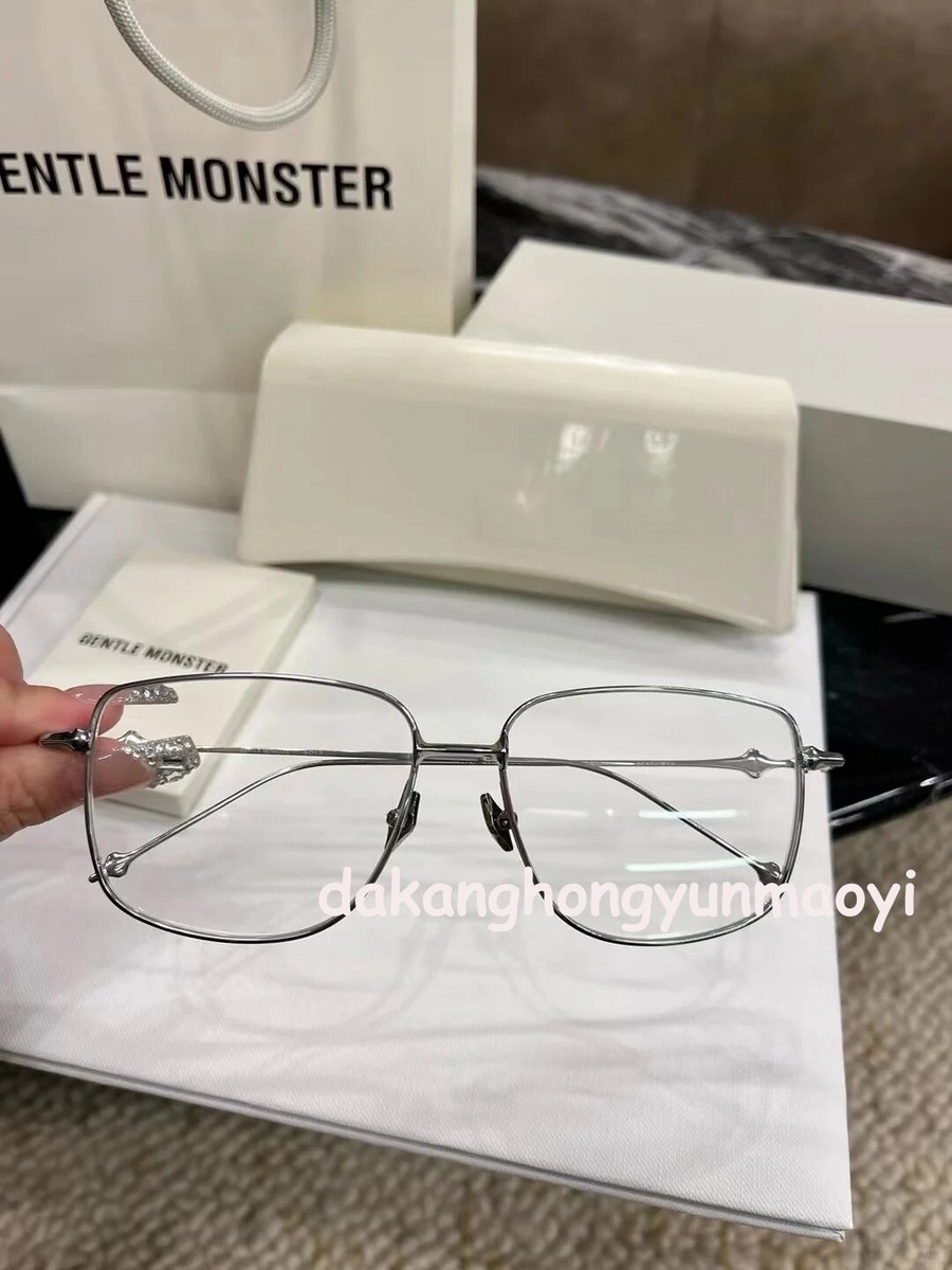 2024 New GentleMonster Sunglasses - Academya 02 Silver Frame Clear  