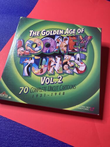 "The Golden Age of Looney Tunes Volume 2" Box Set Laserdisc LD