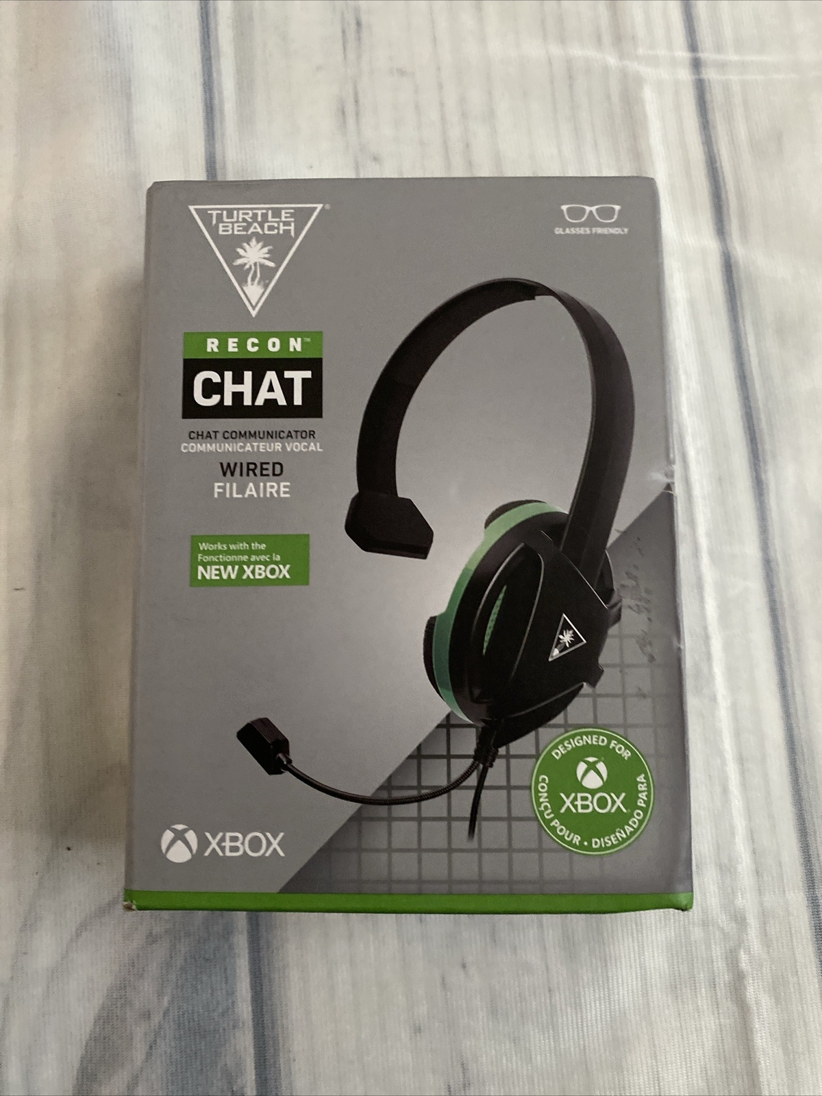 Turtle Beach Recon Chat Wired Gaming Headset Black Headset Sealed Xbox Microsoft