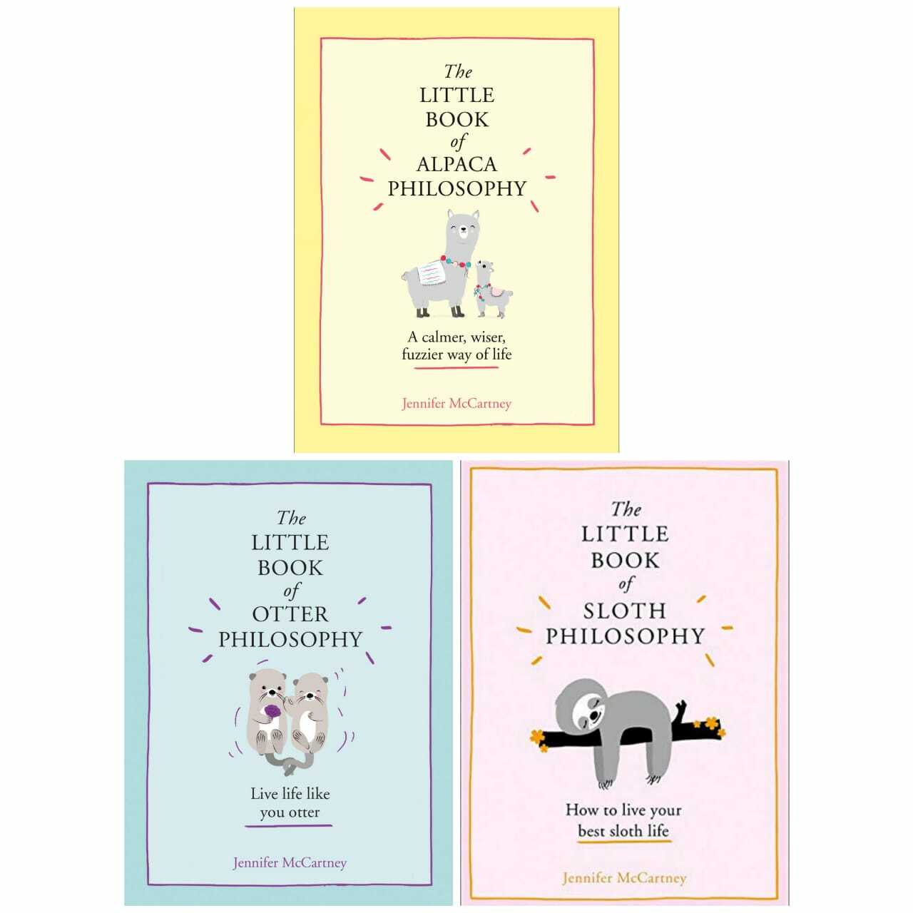The Little Animal Philosophy Collection By Jennifer McCartney 3 Books Set HB NEW