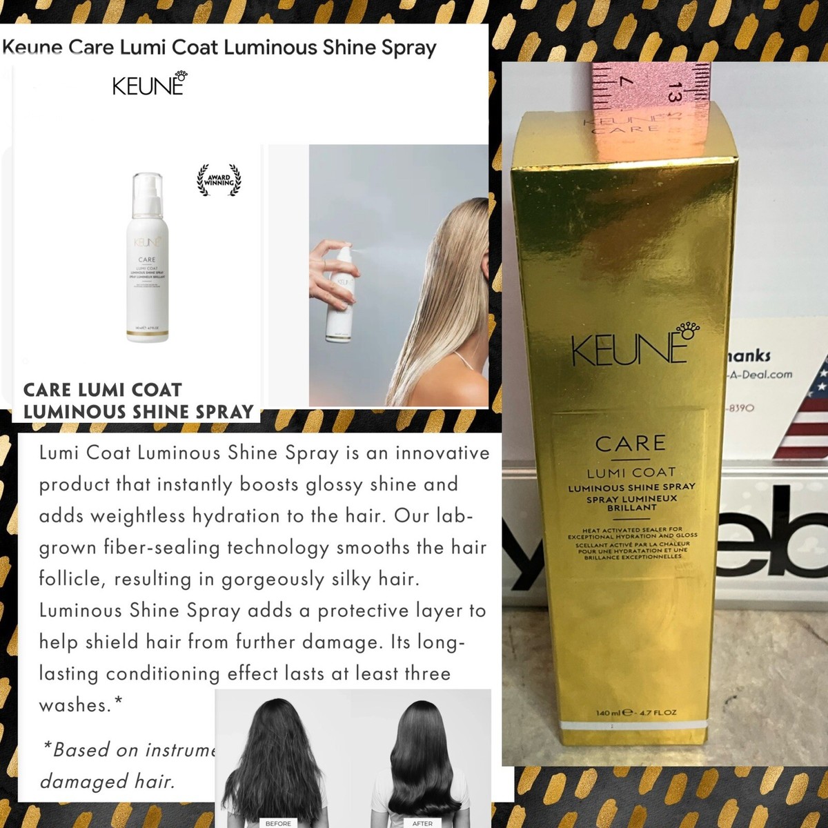 Keune Care Lumi Coat Luminous Shine Spray 4.7oz Keune Care Lumi Coat Luminous Shine Spray 4.7oz