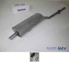 Klarius Auspuff Endtopf + Anbauteile für BMW 3er E36 Limo/Coupe/Touring 316 i