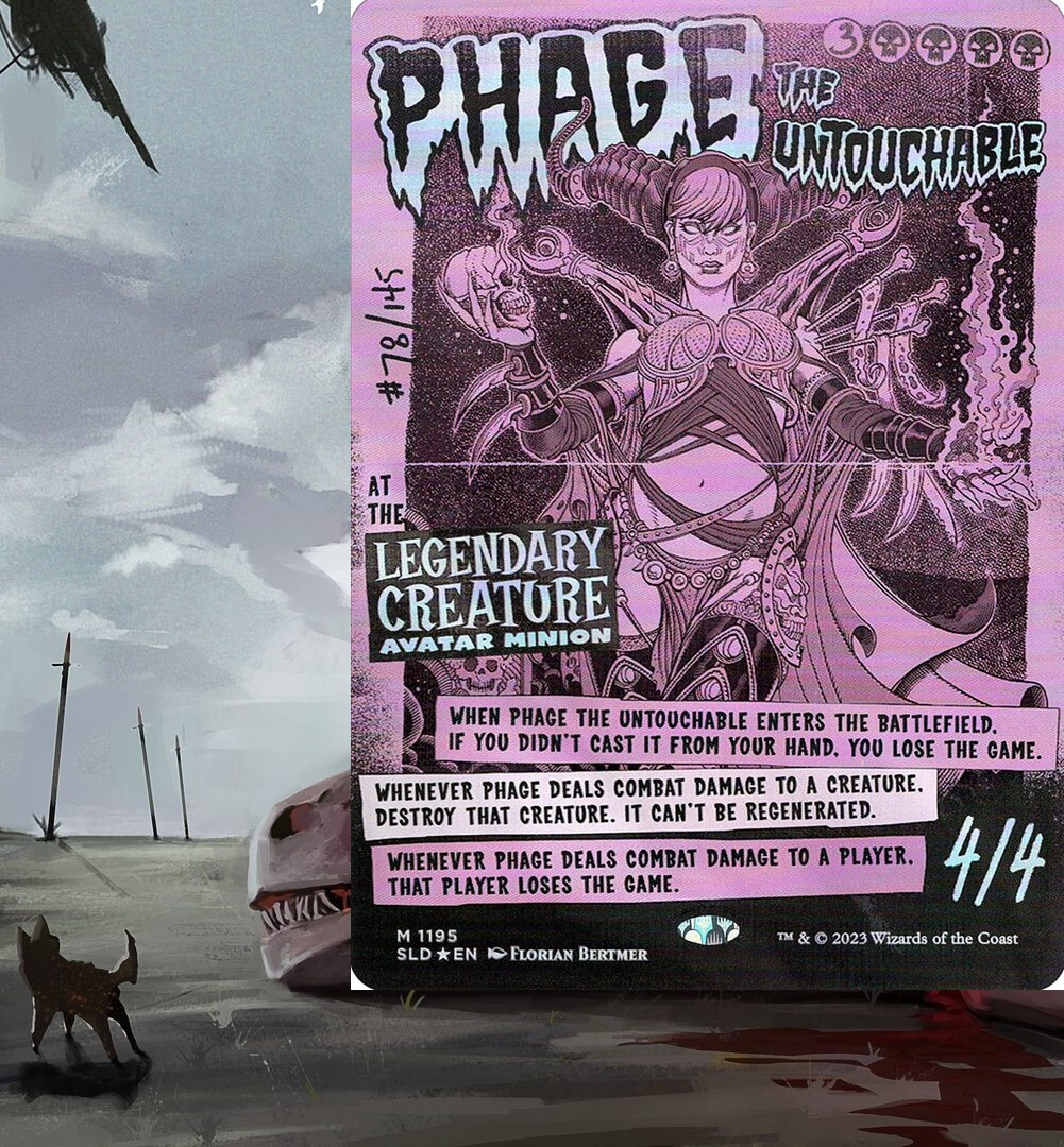 Phage the Untouchable Commander Deck Control Magic MTG Ready-to