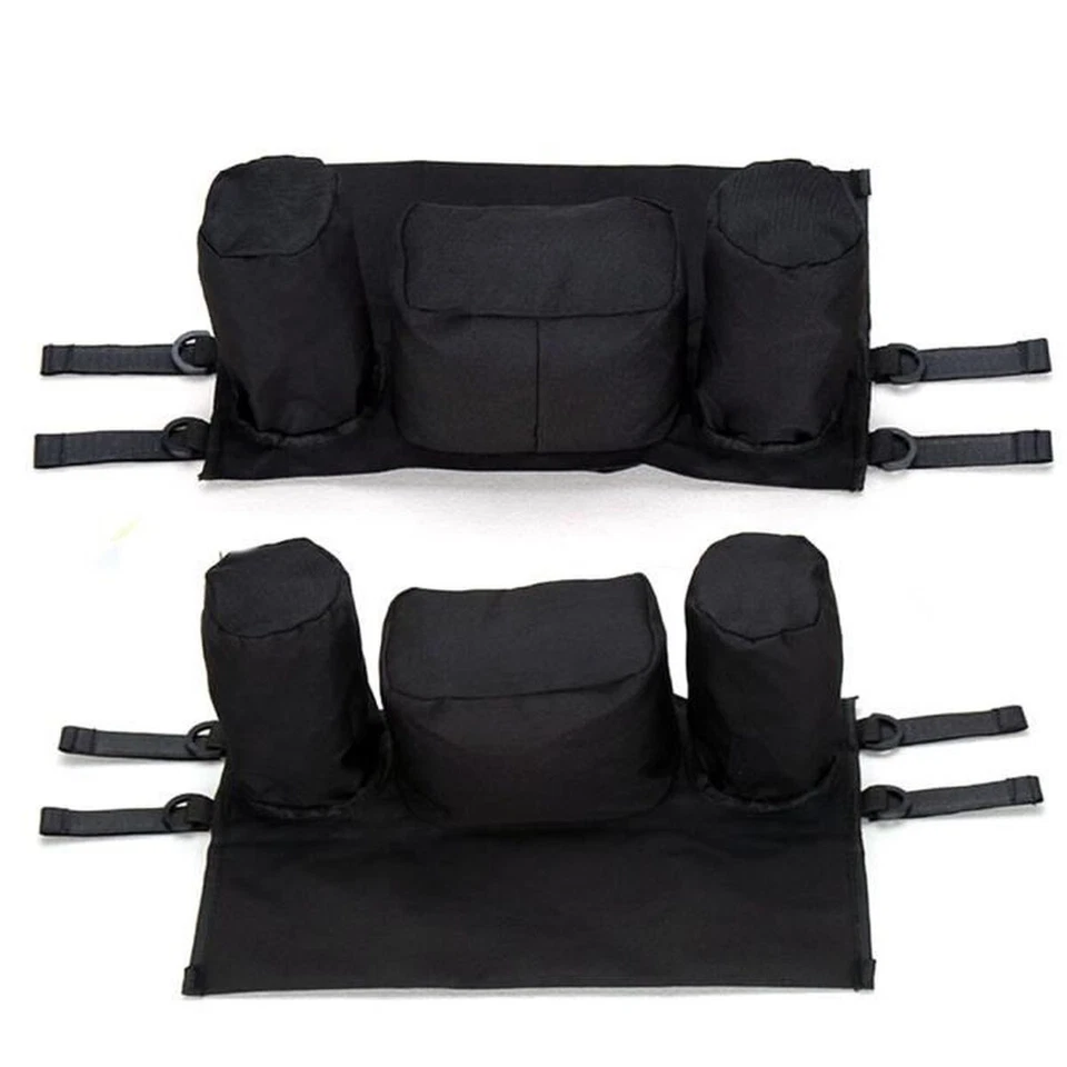 Rangement Pour Poussette Sac bouteille Rangement sac noir Organisateur - Photo 3/4