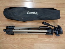Hama Star 62 Camera Tripod with carry bag. aluminum.