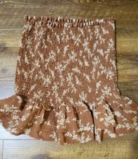 Altar'd State Size Small Skirt With Flowers