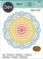 New Retired Sizzix Thinlits Heart Mandala die 665587 Retail 19.99 Eileen Hull