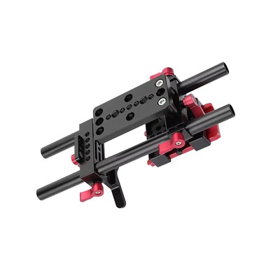 Aluminum Tripod Mount Support Rig With Manfrotto QR Baseplate For Camera USATi