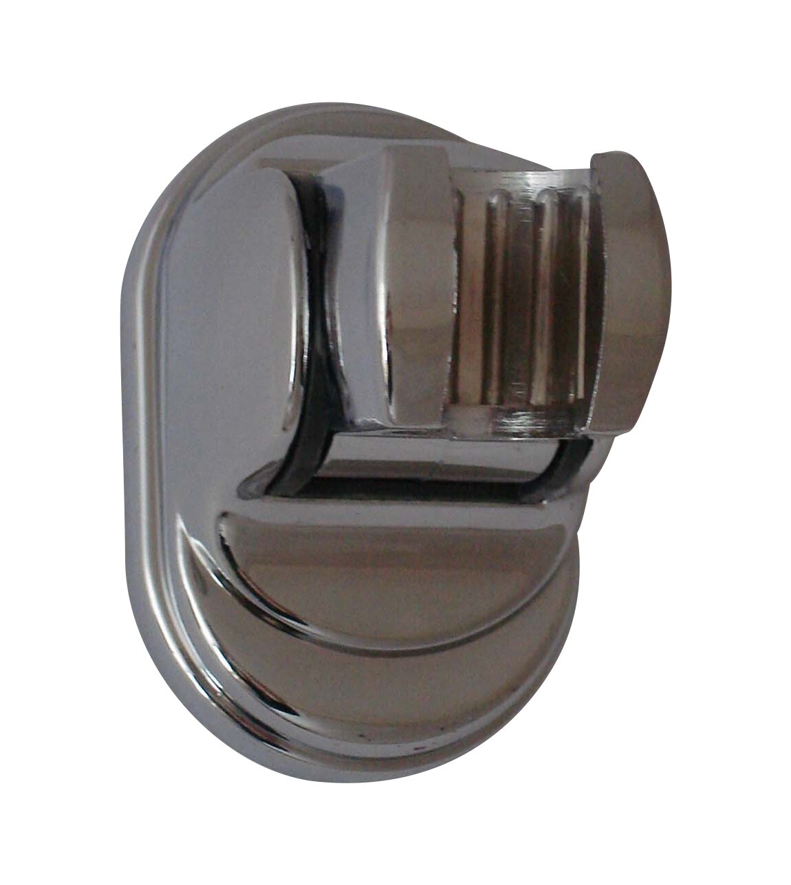 Handheld Shower Head Holder Bracket, Wall Mounted, Adjustable, ABS & Chrome