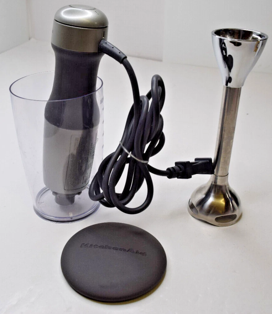 KitchenAid 2-Speed Hand Held Stick Immersion Blender Mixer ( KHB1231CU)  WORKS