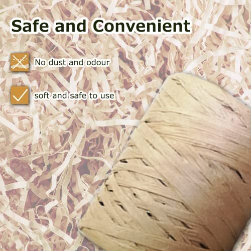 plantactic Raffia Paper Ribbon for Gift Wrapping/DIY Decoration 328 Feet 1 Ro...