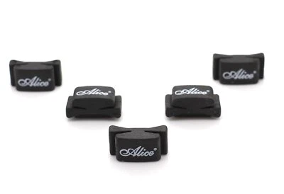 Alice Rubber Pick Holder Clip On Headstock String Holds Six Plectrums Pack of 5