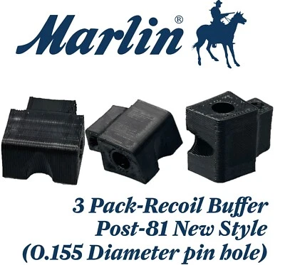 Marlin Model 60 Recoil Buffer - 60, 70, 70P, 795, 75, 99 .22 New Soft TPU 3-Pack