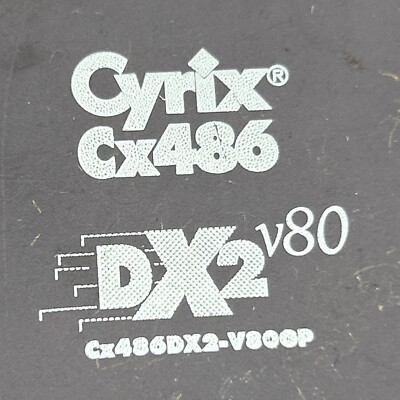 486 Cyrix Cx486 DX2 80-MHz Cx486DX2-V80GP CPU Ceramic Processor