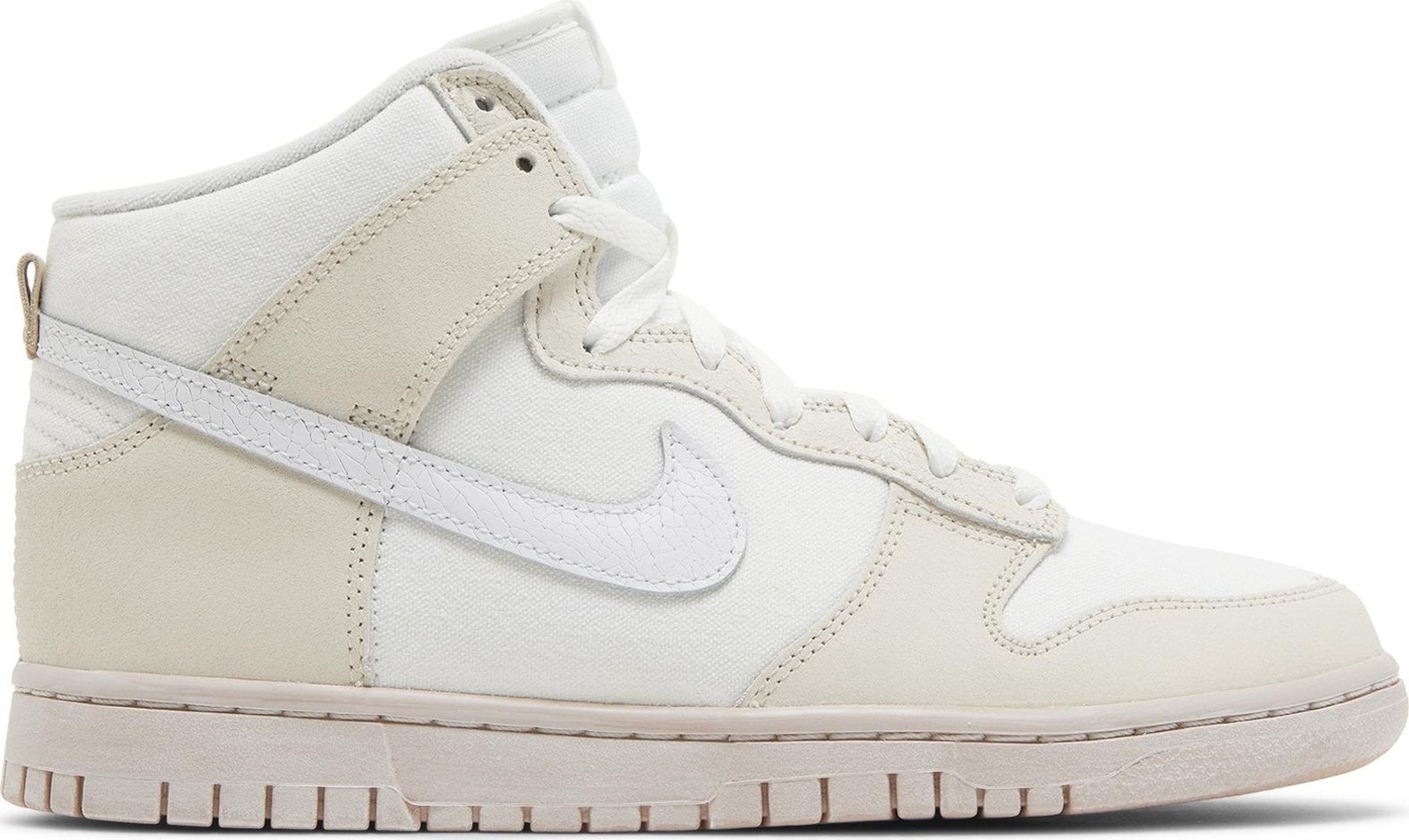 [DV0822-100] Мужские кроссовки Nike DUNK HIGH RETRO PRM ИЗ ПОТРЕСКАВШЕЙСЯ КОЖИ SWOOSH