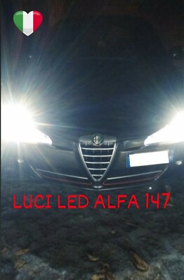 LED LIGHTS KIT FOR ALFA ROMEO 147 156 LOW BEAM H7 CANBUS NO ERROR 80W 6000K