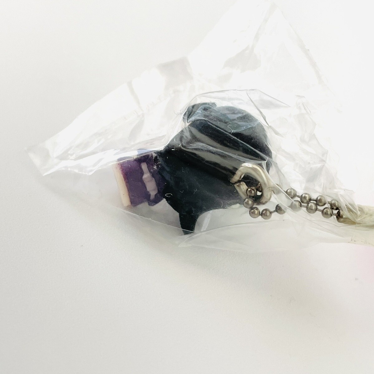 2010 BLEACH Soul Ring Swing Mascot Figure Keychain Charm Byakuya