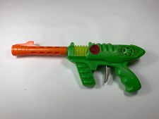 Vintage 2 Handle Long RAY GUN SPACE GUN Toy WORKS