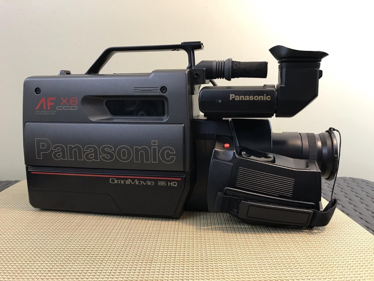Vintage Panasonic AF X8 CCD Omnimovie VHS HQ Camcorder PV Vintage Panasonic AF X8 CCD Omnimovie VHS HQ Camcorder PV