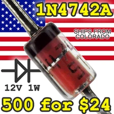 1N4742A Zener Diode 12V 1W for TTL Arduino DIY