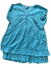 Azul Girls Swim Cover Up Aqua Turquoise Size 4 NWOT