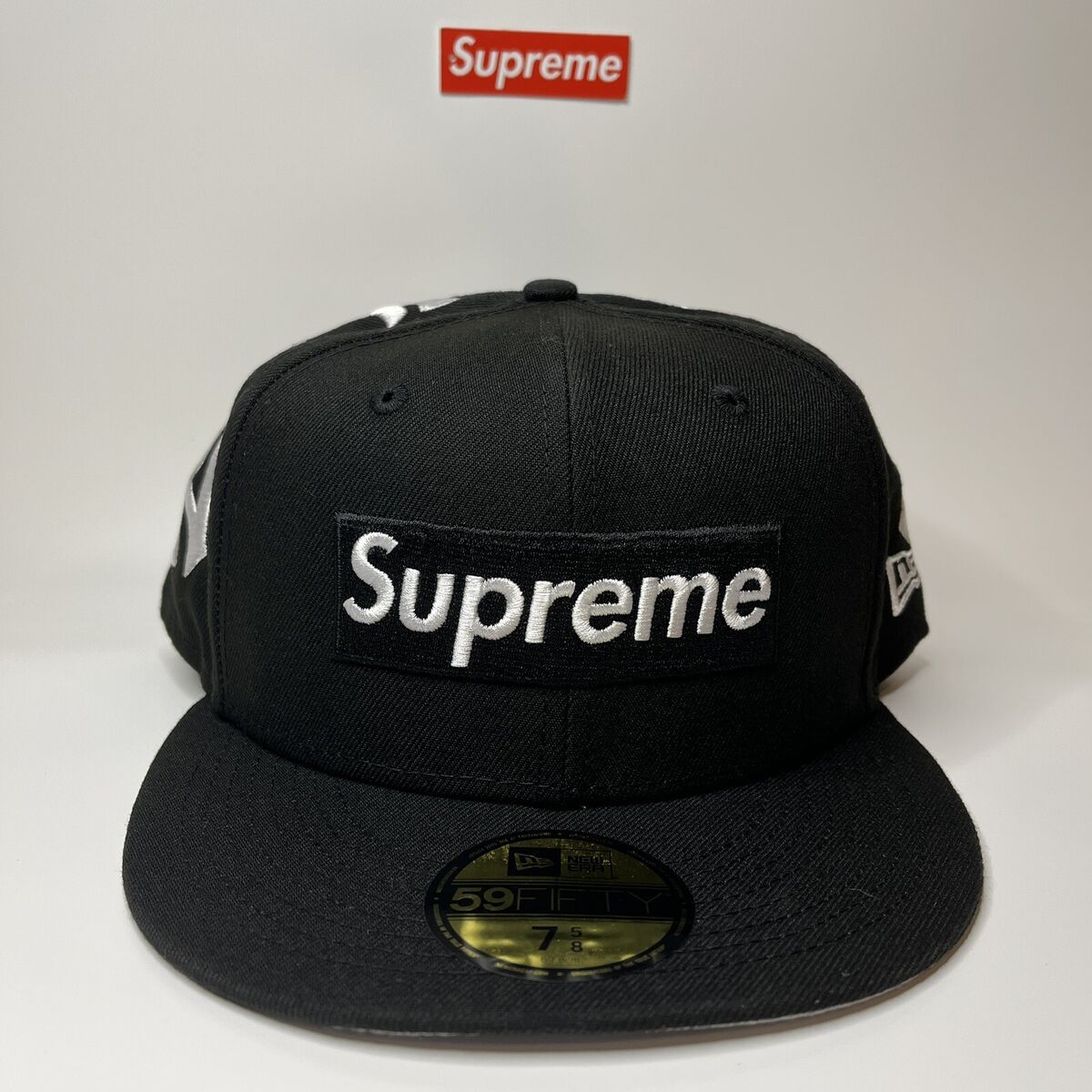 Supreme New York Yankees New Era Box Logo Beanie Navy