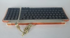 Rare Apple USB Keyboard Clear Tangerine Orange iMac iBook Power Mac G3 G4 M2452