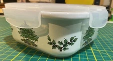 Spode Christmas Tree 6" Square Food Storage Container w/ Lid