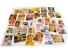 MINI LOCANDINE 36 Schede Film ciak , film anni '30/'40 come da foto