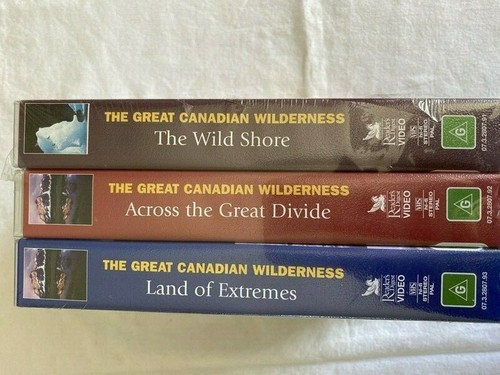 3 VHS Box Set ~ The Great Canadian Wilderness ~ New & Sealed ~ Reader's Digest - Picture 2 of 6